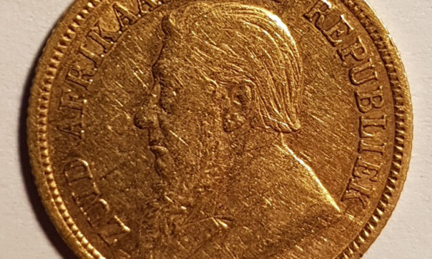 South Africa VF+ 1894 Gold Half Pond .1176oz AGW