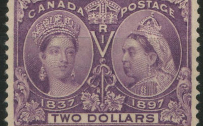 Canada #62 Fine+ Mint 1897 $2 Jubilee