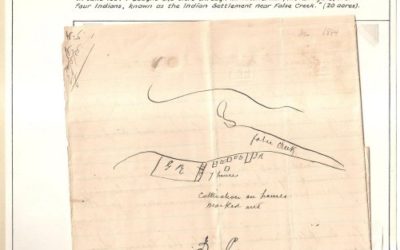 Page 80, Sam Greer Land claim letter & hand drawn map, Historic Vancouver