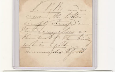 Frederick III King of Prussia as Prince Regent signed note, mount mks
