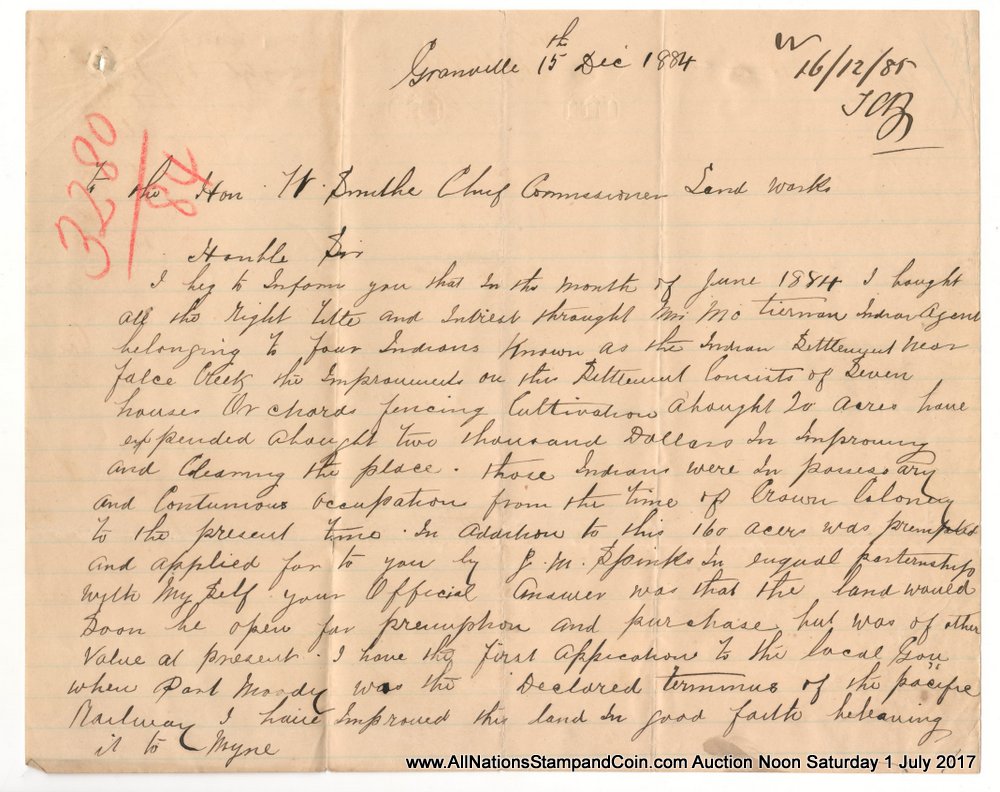 page 1 handwritten letter