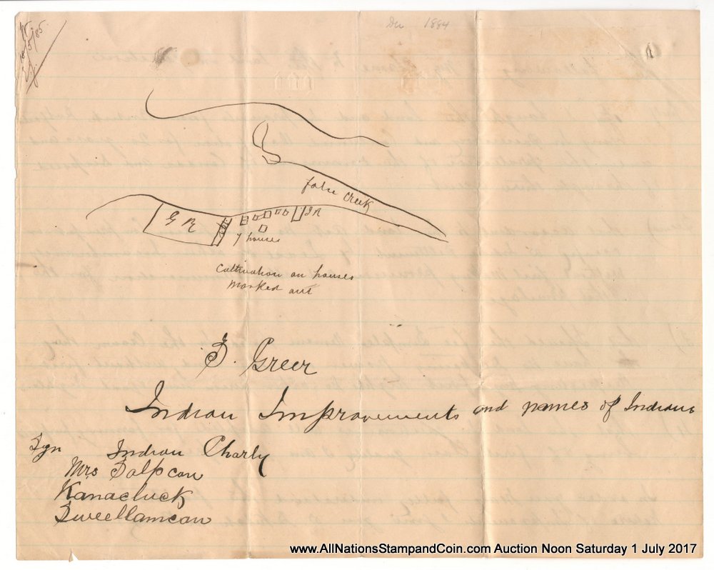 hand drawn map and notes