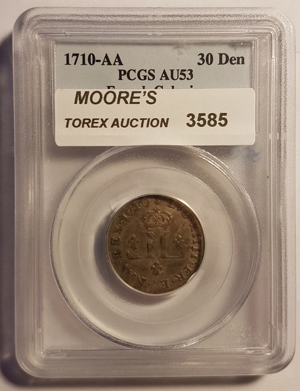 Front of slab
Moore's Torex Auction 3585