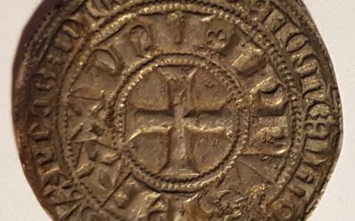 France 1285-1314 Silver 25mm 4gm Gros Tournois