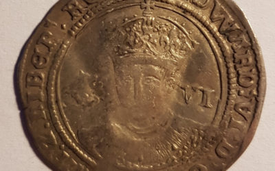 England Fine 1553 Edward VI hammered Silver 6 Pence