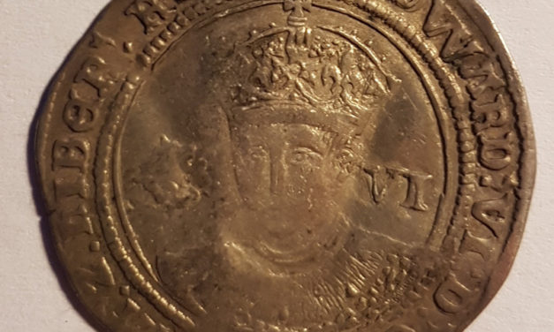 England Fine 1553 Edward VI hammered Silver 6 Pence