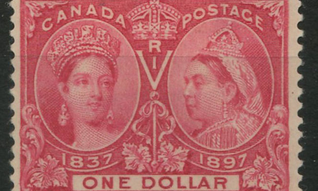 Canada #61 Fine+ Mint HR 1897 $1 Jubilee