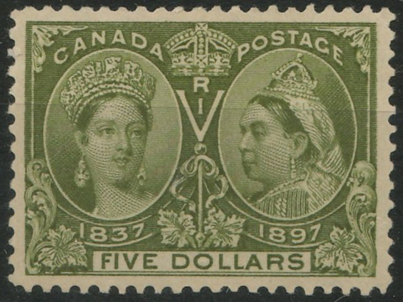 Jubilee stamp in stockbook