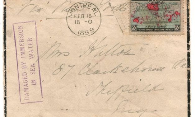 Wreck of the S.S. Labrador 1899 2c Map Cover