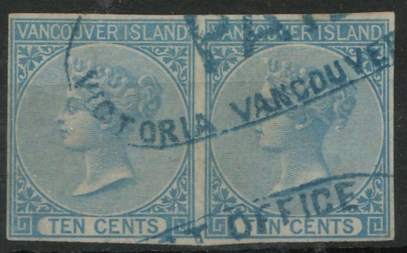 Pair, PAID Victoria Vancouver Post Office