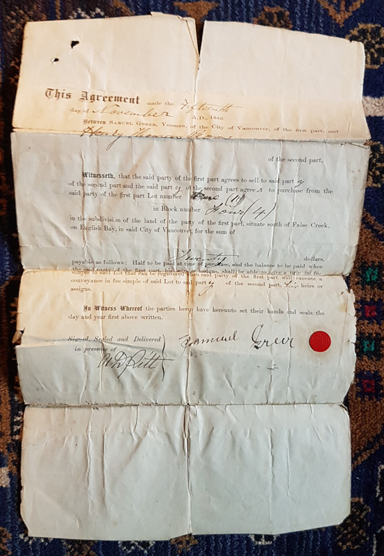 pictures of document unfolded