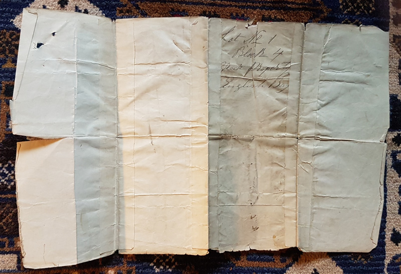 picture of back of document
