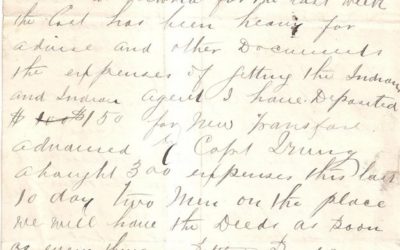 Page 74, 17th March 1884, letter from Sam Greer on Granville Hotel letterhead
