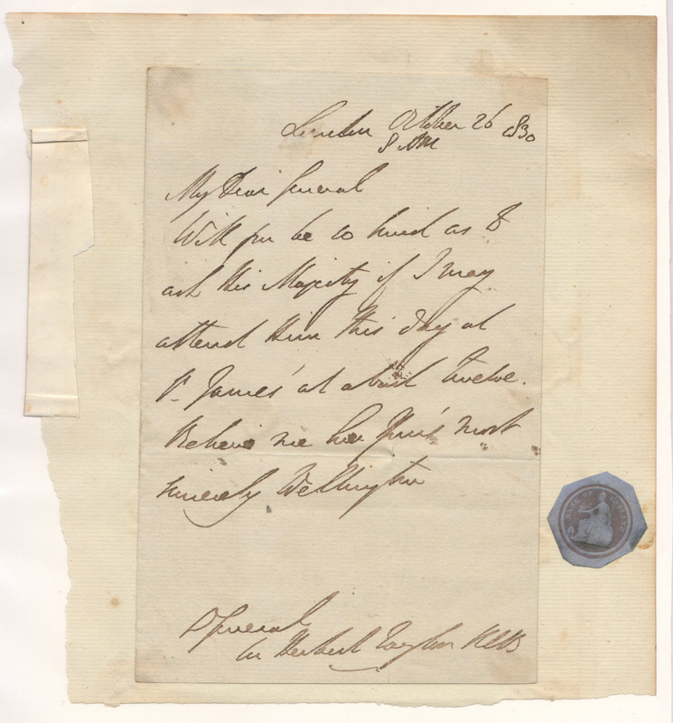 signed Wellington