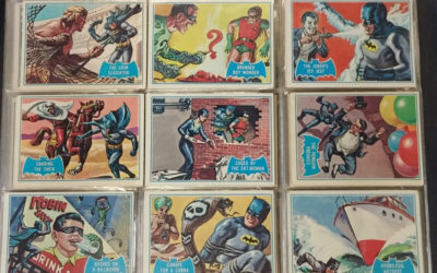 200	Batman 1966 Topps Card Set trio in pages (143)