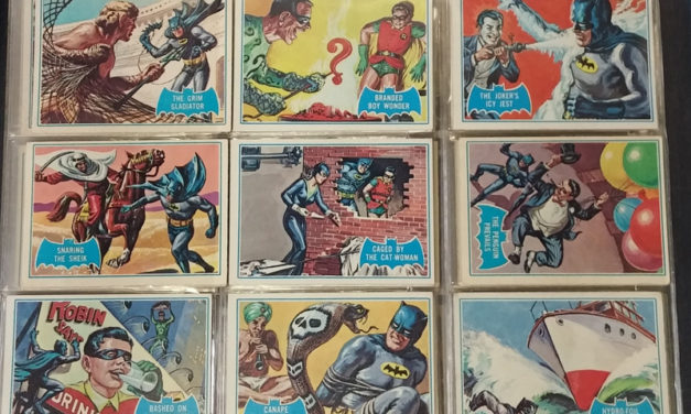 200	Batman 1966 Topps Card Set trio in pages (143)