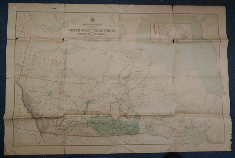 Map of North West Territories