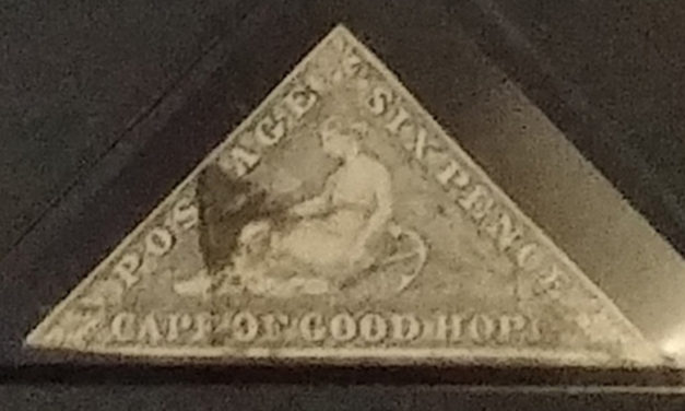 Cape of Good Hope 1858/1864 Used 6d Triangle in Gibbons folder