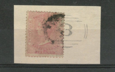 B.C. #2 VG Used Hope numeral 3 RF 9 1860 2.5d Very Rare