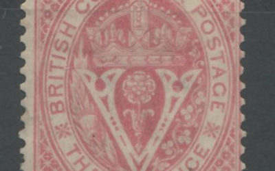 80	B.C. #10 Fine Mint 1867/1871 10c on 3d w/ large part O.G. & 2 certs.