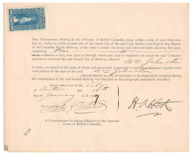 signed typewritten document