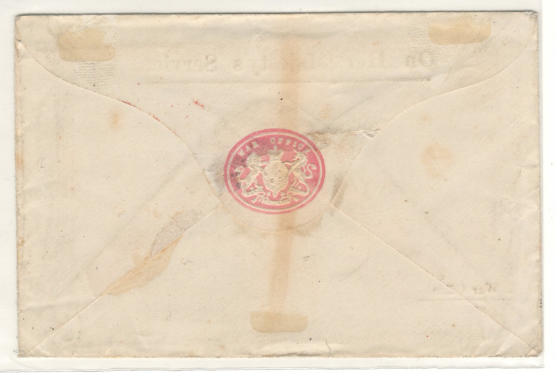 back of cover envelope