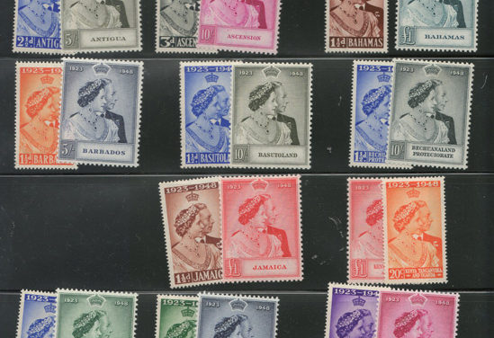 British Empire 1948/1949 Mint A/N Silver Wedding Sets (34)