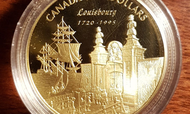 Canada Proof 1995 Louisbourg encapsulated 1/4oz $100 Gold