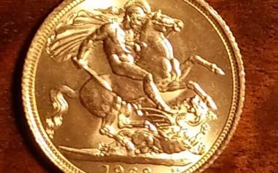 G.B. BU 1963 Q.E. II Gold Sovereign