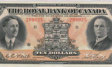 Royal Bank of Canada Unc 1927 Neill/Holt $10 Banknote