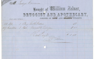 Victoria, V.I. 8 Feb 1859 Judge David Cameron William Zelner Invoice