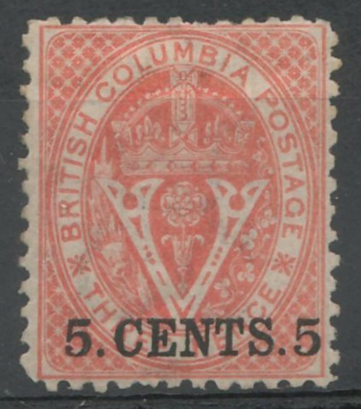 overprinted stamp