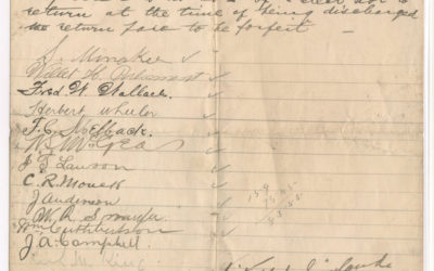 Vancouver Gas 1897 14-signature Yukon Gold Rush Survey Party Doc