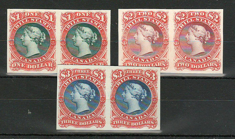 trio of pairs in stockbook