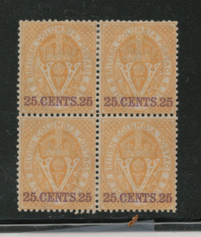 block of 4 stamps