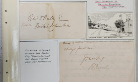 Page 38, 27 Oct 1863 4-pg signed Col. Moody Letter & Cover to Peter O’Reilly, Fraser River Gold Rush collection