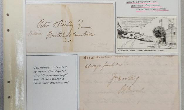 Page 38, 27 Oct 1863 4-pg signed Col. Moody Letter & Cover to Peter O’Reilly, Fraser River Gold Rush collection