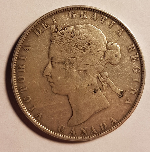Obverse effigy of Victoria