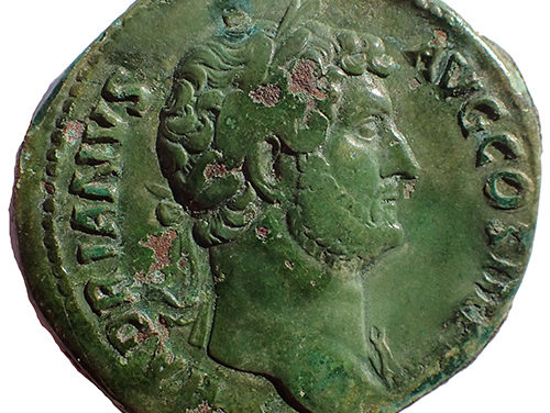 Hadrian 117-238 AD Ae Sestertius w/ Diana
