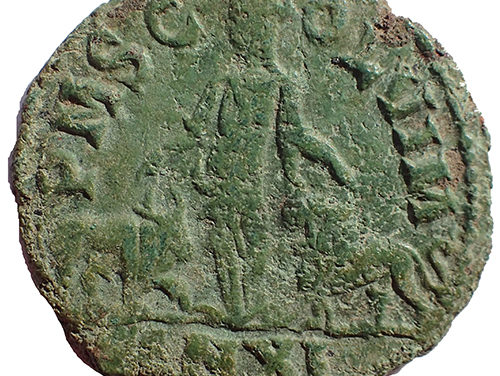 AE29 Trajan Decius 249-251 AD Moesia, Viminacium with Bull and Lion