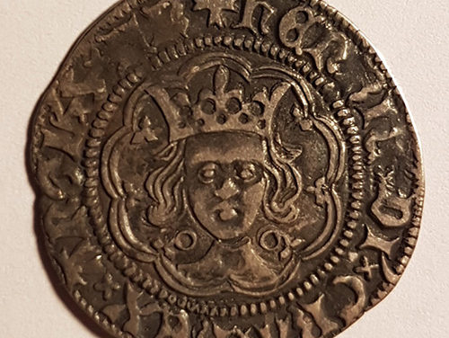 Henry VI 1422-1427 Calais Mint Silver Half Groat