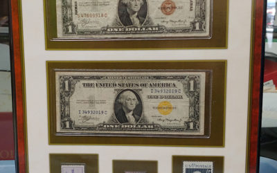 U.S.A. 1942 Emergency Issue Hawaii & N.Africa $1 Bill duo