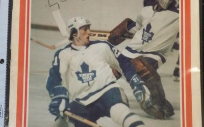 King Clancy Autographed 1976 Leafs Game Program