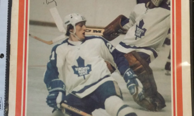 King Clancy Autographed 1976 Leafs Game Program