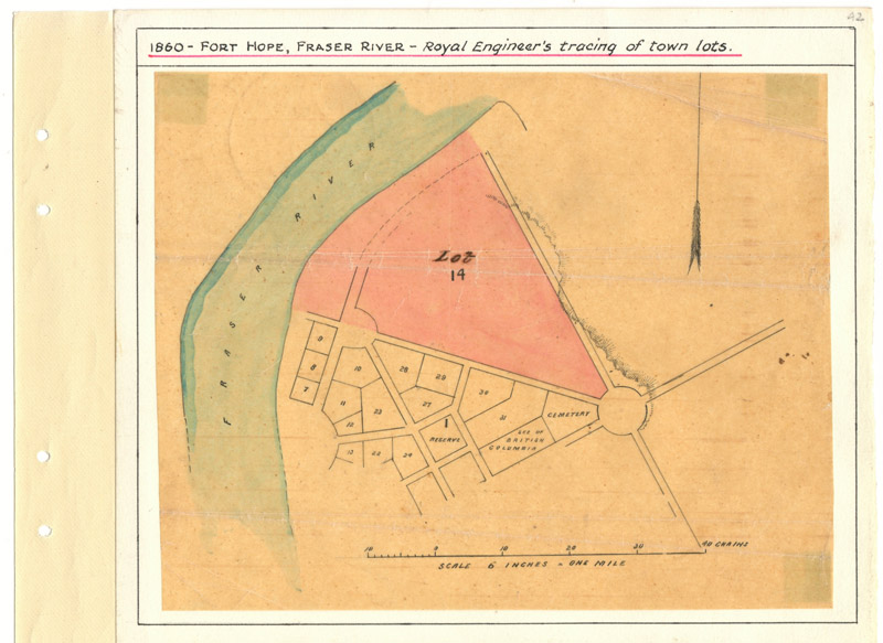 Map of town lots