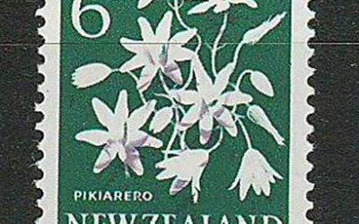 N.Z. #340b Never Hinged 1960/66 6d Missing Colour