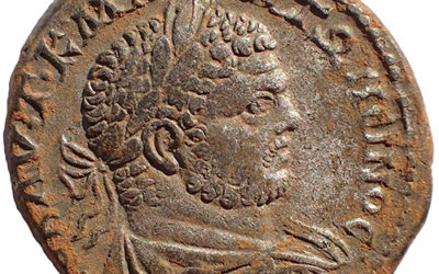 Caracalla 198-217 Antioch Silver Tetradrachm