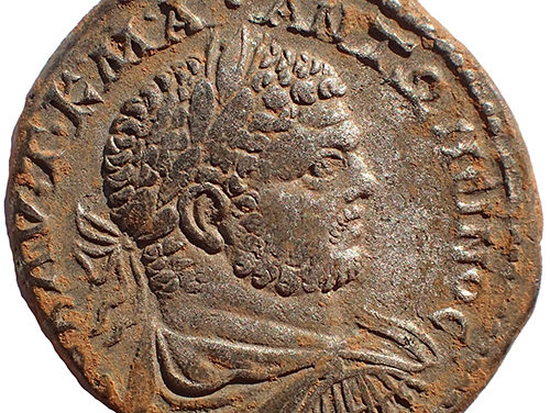 Caracalla 198-217 Antioch Silver Tetradrachm