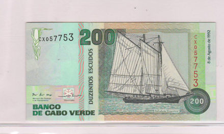 Cape Verde #P54a, P60, P63 Unc 1977/89 banknote trio