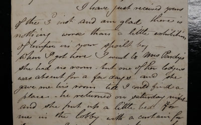 Canadian Pacific Railway 5 May 1873 6 sides Marcus Smith Letter